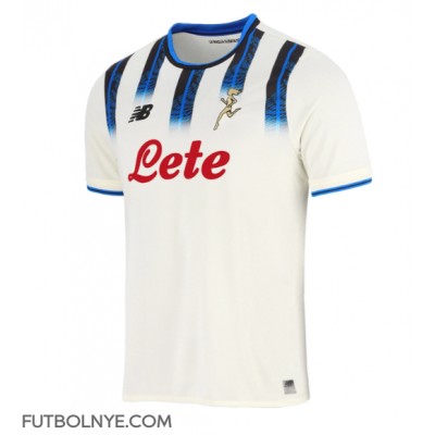 Camiseta Atalanta Charles De Ketelaere #17 Visitante Equipación 2025-26 manga corta Camiseta Atalanta Charles De Ketelaere #17 Visitante Equipación 2025-26 manga corta